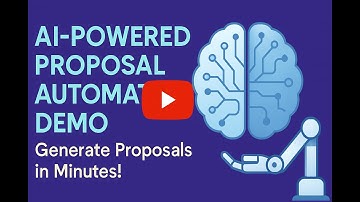 AI Powered Proposal Automation Demo | Generate Proposals in Minutes!