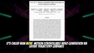 Wan-Move: Motion-controllable Video Generation via Latent Trajectory Guidance (Dec 2025)