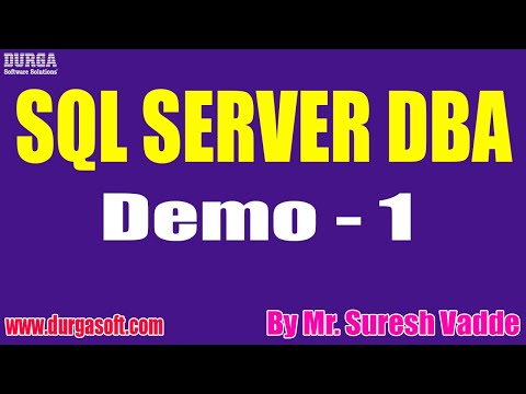 SQL SERVER DBA