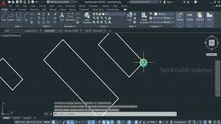 AutoCAD Rectangle & Arc Command Part -6 | Tamil |