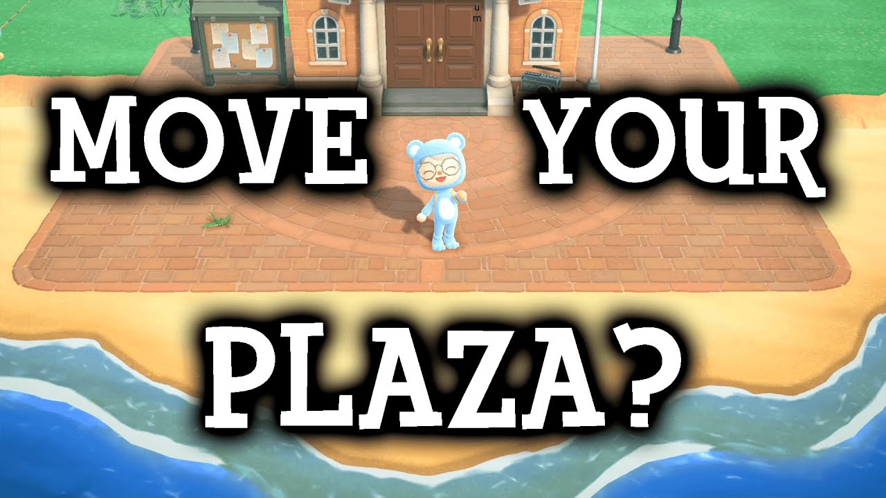 How To Move Your Resident Services Building and Plaza (for real) | Animal Crossing New Horizons