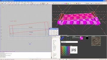 NetRadiant/GtkRadiant Creating Brush Spiral Staircase and Texturing one [Quake 3 Arena Defrag Mod]