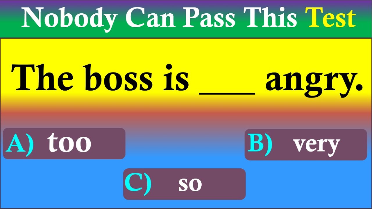 Mixed Advanced Grammar Test 🌟 Test your English skills