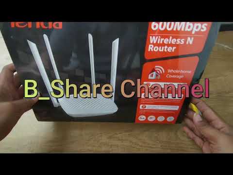 Unboxing Wifi Tenda F9