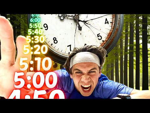 Running 10 seconds faster EVERY MILE until I can't