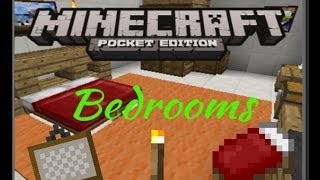 Minecraft PE Interior Design Ep. 14 - Bedrooms