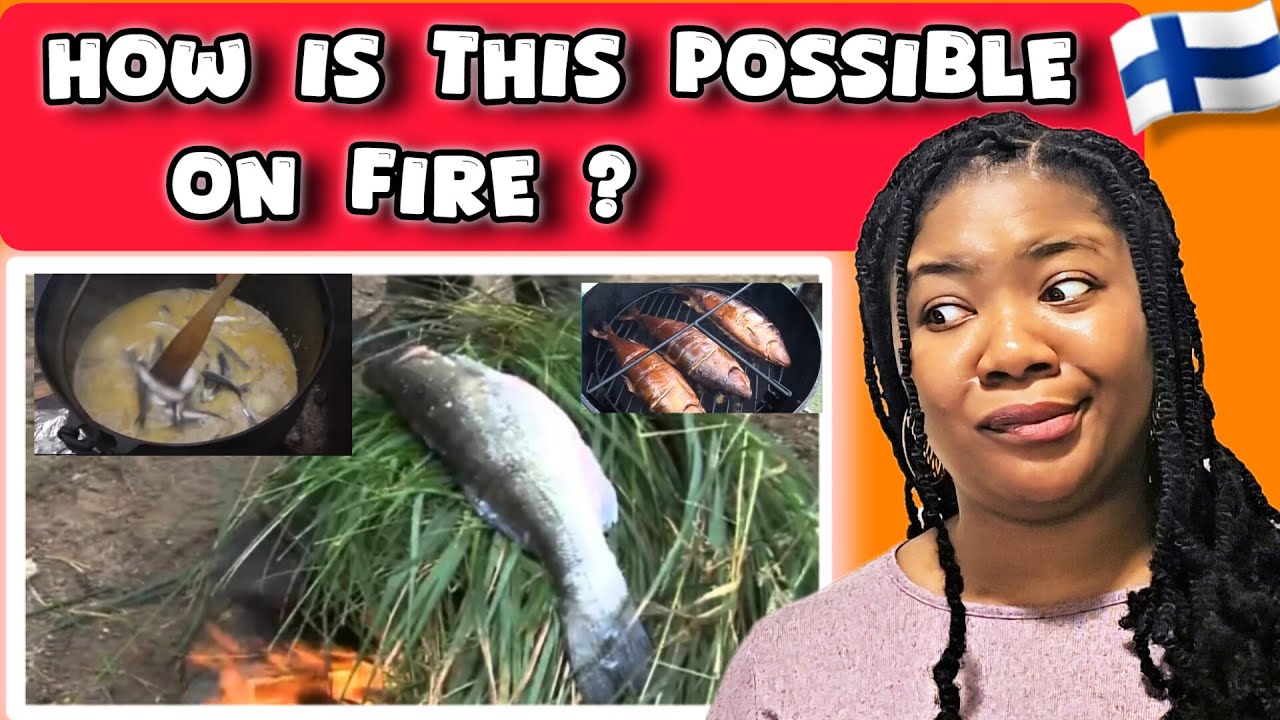 Canadian 🇨🇦 Reacts To Finnish fish delicacies on an open fire 🇫🇮 # ...