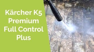 Karcher K5 pressure washer review - wood, smooth and rough stone