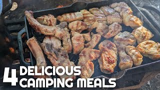 4 Camping Meal Ideas for your next Camping Trip | Camping Meals for Family | Campfire Cooking