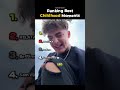 Ranking Best Childhood Moments