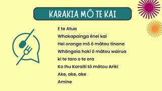 Karakia mō te kai