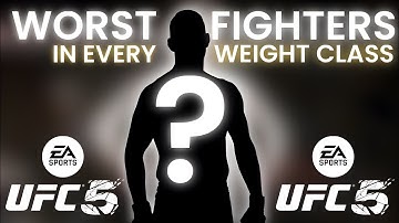 The WORST Fighters In Every Weight Class on UFC 5! Ep. 1