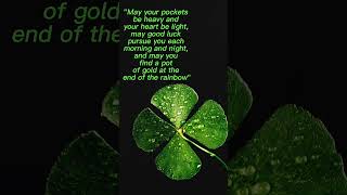 Good luck for you🍀 #quotes #luck #lucky #potofgold #irish