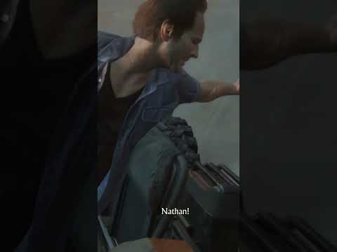 Uncharted 4: A Thief's End - Jeep Falls Off Cliff Scene #shorts