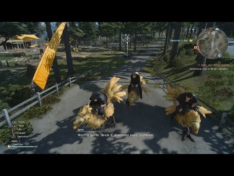 Vídeo: Final Fantasy 15 Chocobos - Como Desbloquear A Missão De Aluguel Do Chocobo, Encontrar Novas Cores E Habilidades