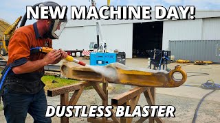 New Machine Day! | Setup &amp; Testing | RapidBlast™ SD140 Dustless Blaster