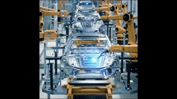 .Car Factory 3D Concept||Automated Robot Arm Assembly Line?#car #video #facts #youtube #short