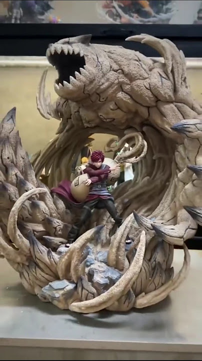 GAARA AND SHUKAGU ONE TAILD 😻 || action figure statue || #gaara