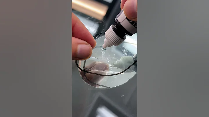 How to fix small cracks in car glass #SharkskinCarGlassRepair #GlassCrackRepair #GlassRepair