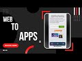 Convert Website to Android/iOS Apps