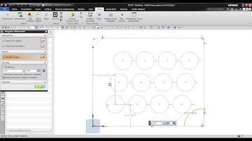 NX CAD : Create Linear Patten in Sketch Environment