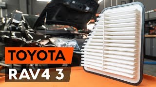 Kako zamenjati Zracni filter TOYOTA RAV 4 III (ACA3_, ACE_, ALA3_, GSA3_, ZSA3_) - video vodič