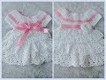 Vestido a crochet para bebé - tejido - crochet - ganchillo