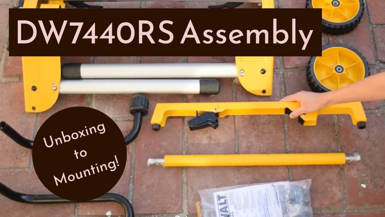 Unboxing and Assembling the Dewalt DW7440RS Rolling Stand YouTube