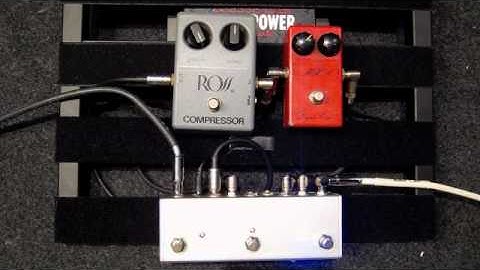 Compressor Shootout Ross Grey vs MXR Dyna Comp