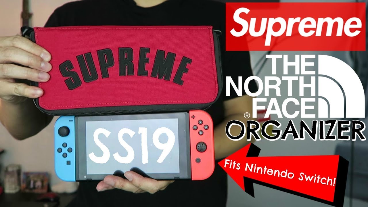 supreme north face arc logo organizer