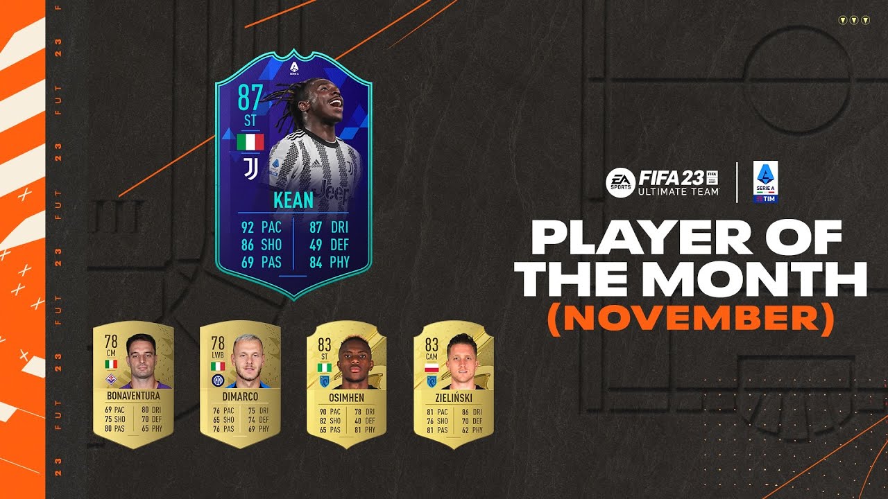 Moise Kean | Player of the Month: November 2022 | Serie A 2022/23