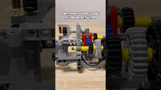 Switching Gears Using a Linear Actuator #lego #technic #legotechnic #dcmotor #tech