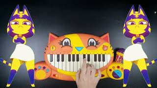 Ankha Dance meme song on CAT PIANO