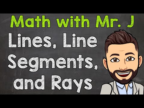 Video: Care este diferența dintre un segment de linie și o rază?