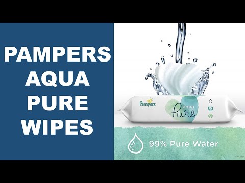 Video: Pampers Aqua Pure baby wipes, 48 pcs, Pampers
