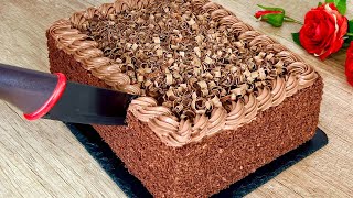 Chocolate cake in 15 minutes! DELICIOUS and VERY TASTY. Easy recipe!