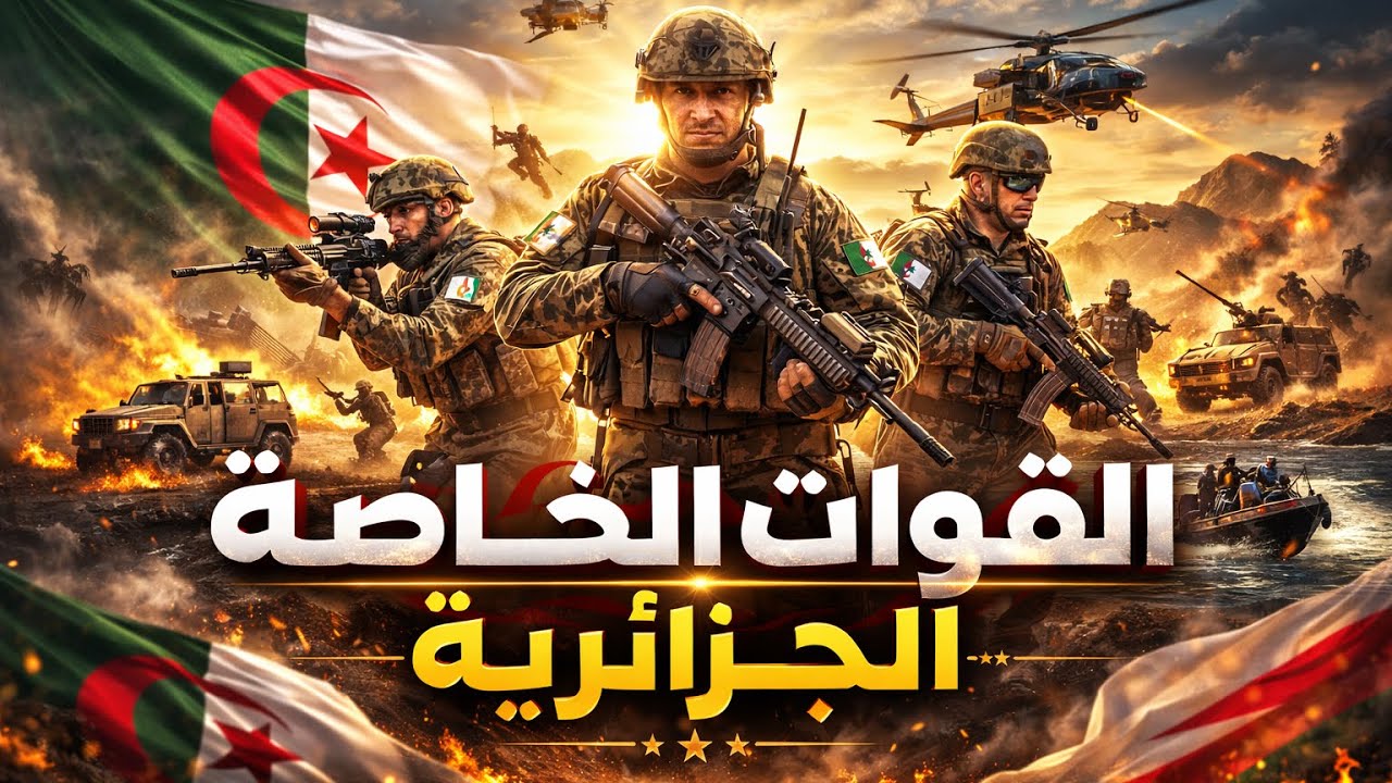 القوات الخاصة الجزائرية 🔥 القوة الصامتة التي أرعبت الجبال والصحراء!