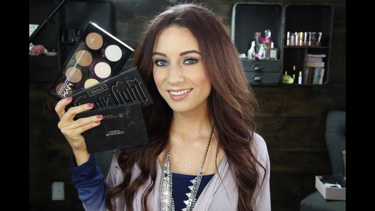 Contour Kit Comparison & Swatches: Kat Von D, NYX & Anastasia