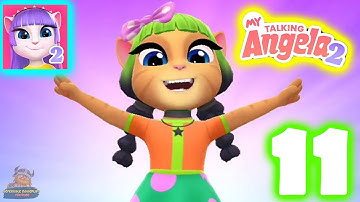 Yeni Konuşan Kedi Angela 2 Oyunu | My Talking Angela 2 Gameplay Part 11 New Games (Outfit7)