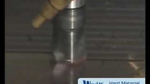 CNC hard material roughing machining