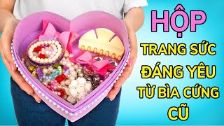 4 cách làm hộp quà giấy hình trái tim đơn giản – Khéo tay