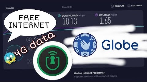FREE NET GLOBE/TM 18mbps no need load FULL TUTORIAL