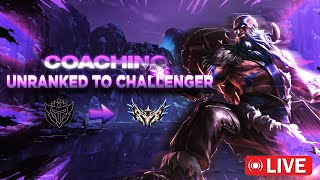 Mid Unranked to challenger dan 15 drugi pokusaj  !coaching