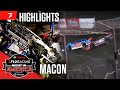 Mayhem in macon  castrol floracing night in america at macon speedway 52824  highlights