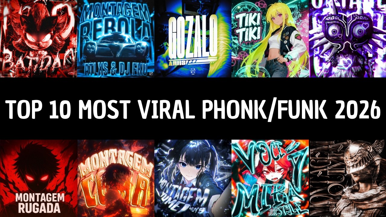 TOP 10 MOST VIRAL BRAZILIAN PHONK/FUNK HITS PLAYLIST 2026 🔥 | AURA BOOST ♾️