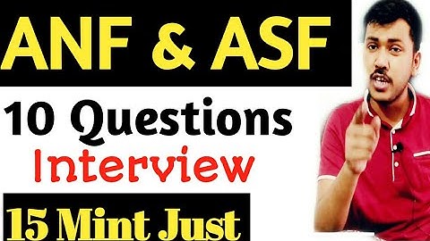 ANF-ASF Interview Preparation By Sir Waqar Waheed | Interview Tips | ASF Written test