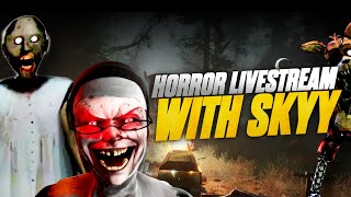Live:  MOST SCARY HORROR AND FUN GAMES EVER LIVE #shortslfeed #shortslivestream  #choochoocharles