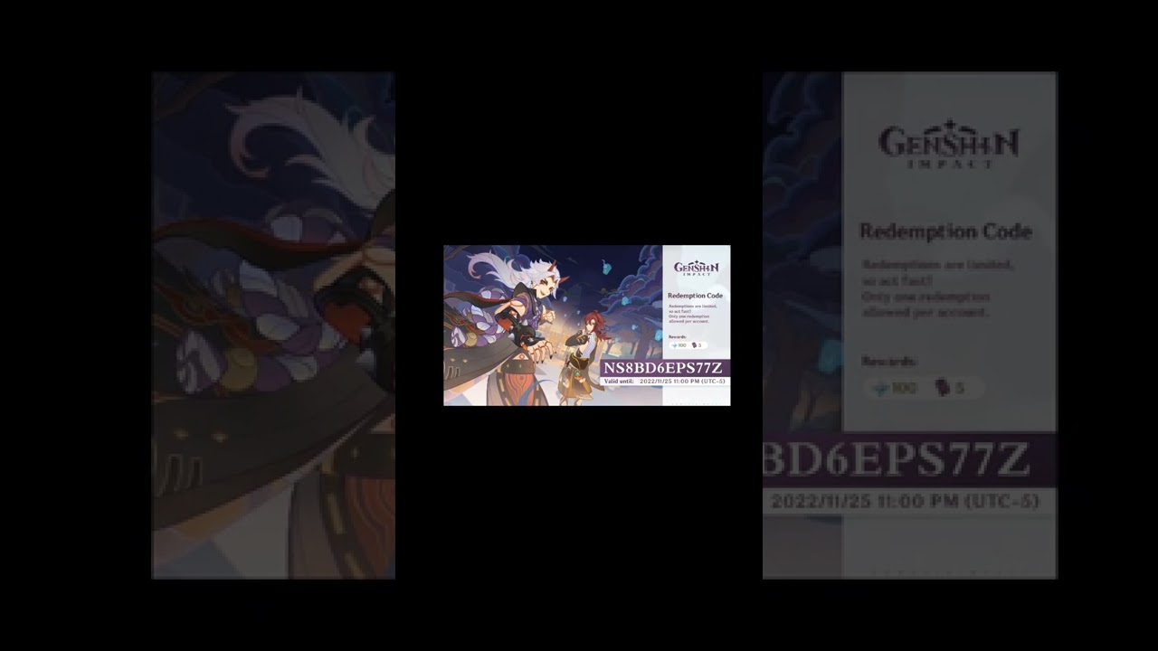 genshin impact 3.3 second redeem code