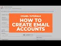 cPanel Tutorials - How to Create Email Accounts