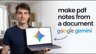 How to Make PDF Notes from a Document in Google Gemini (Step by Step)